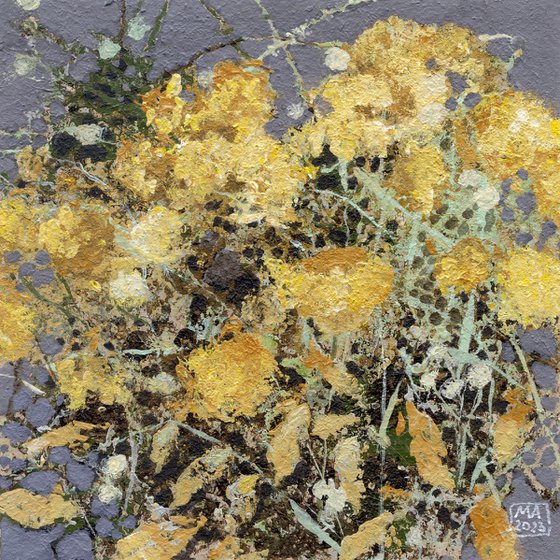 Bouquet of dandelions