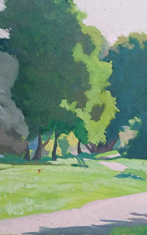 In the Park by Vasyl Koval