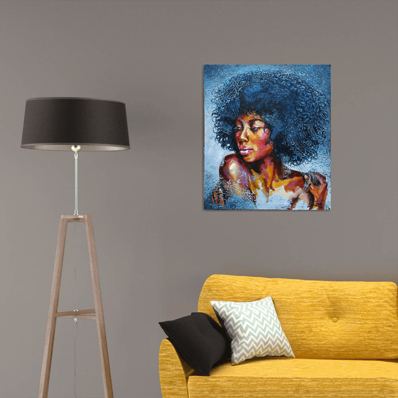 Portrait of a black woman