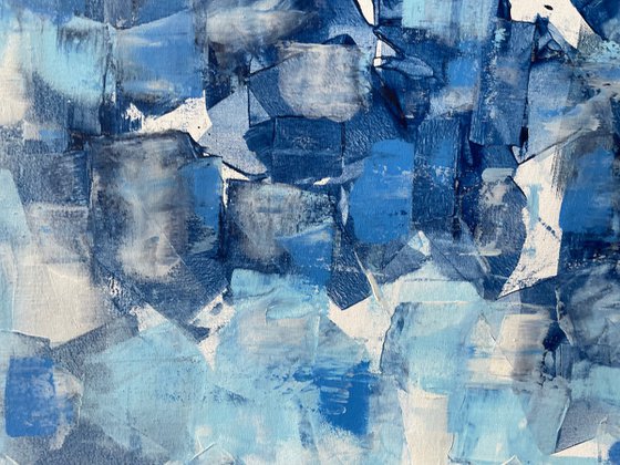 Abstraction in Blue and White