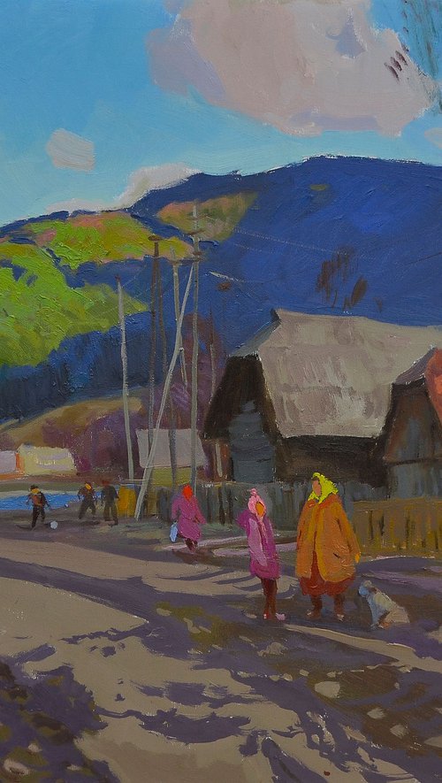 Polyana Village Square by Alexander Shandor