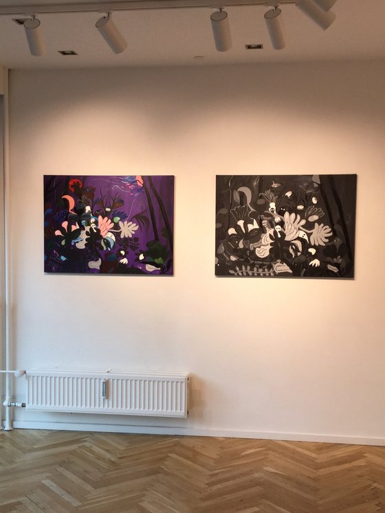 Reflections of a Purple Day