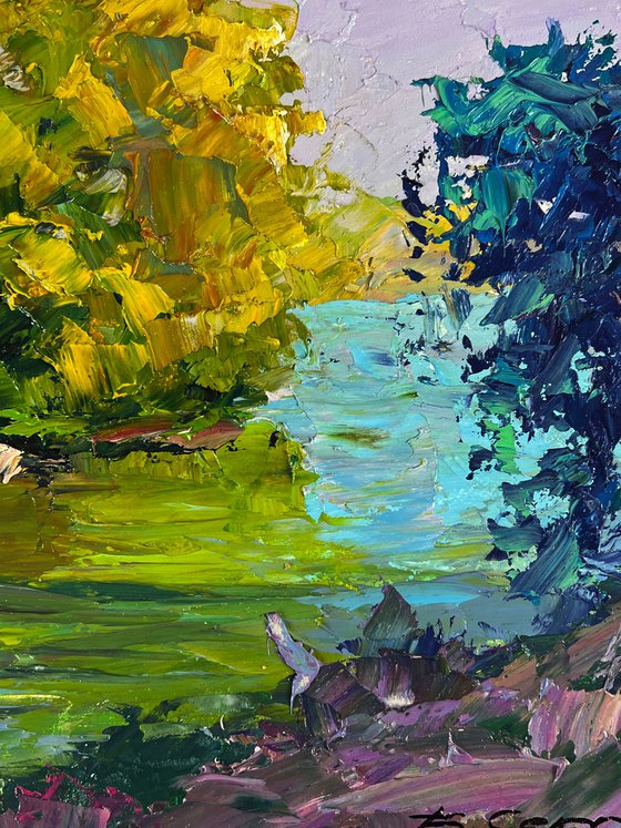 A River along the Forest
