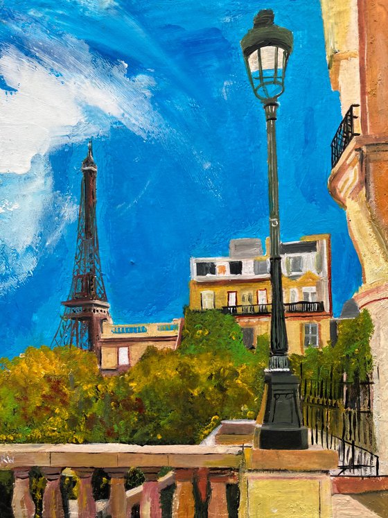 Bright And Sunny Paris In The Afternoon