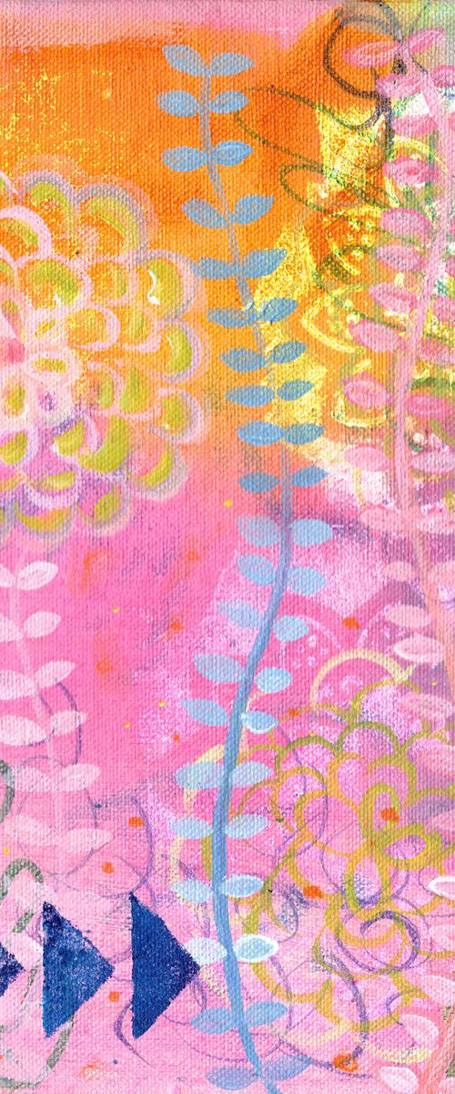 Abstract Garden Contemporary by Eleanore Ditchburn