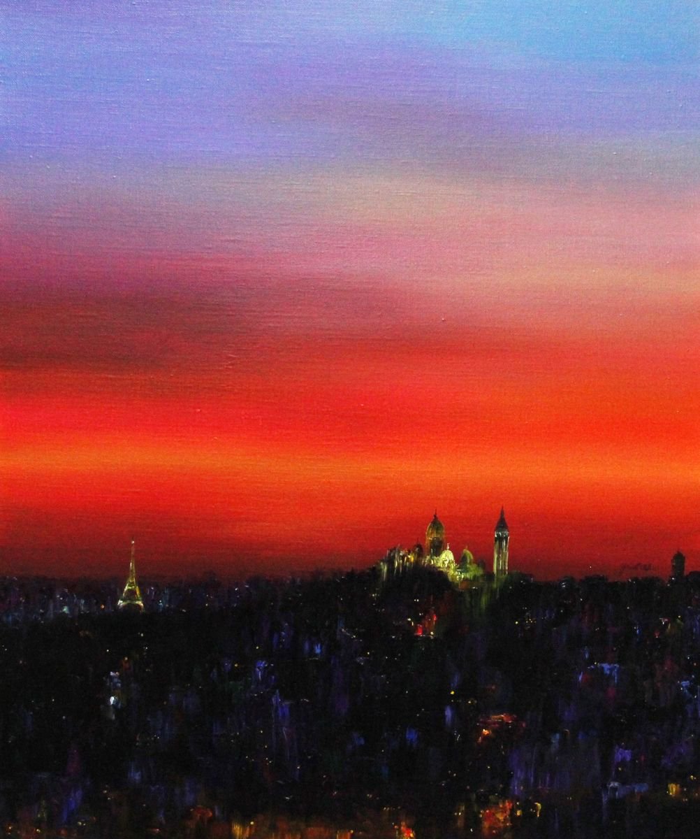 Paris - Colored with Light 2 by Yumee Bae