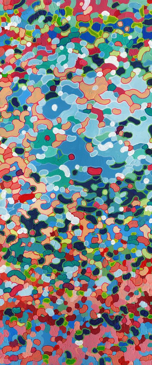 Eddy, 40 x 40 x 1.5" by Margaret Juul
