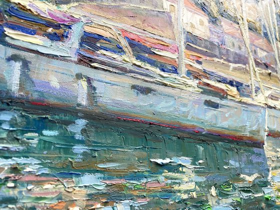 "Yachts at the berth"