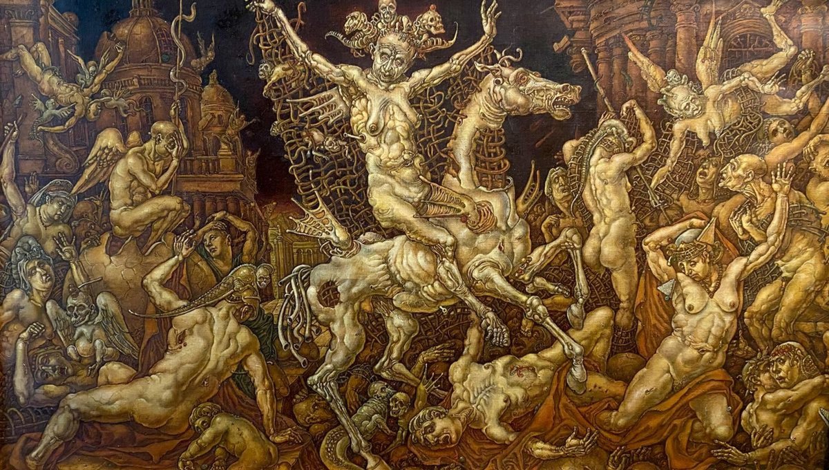 Death Triumph - Left Part By Oleg And Alexander Litvinov, 28 X 46, Artwork For Sale On Artfinder