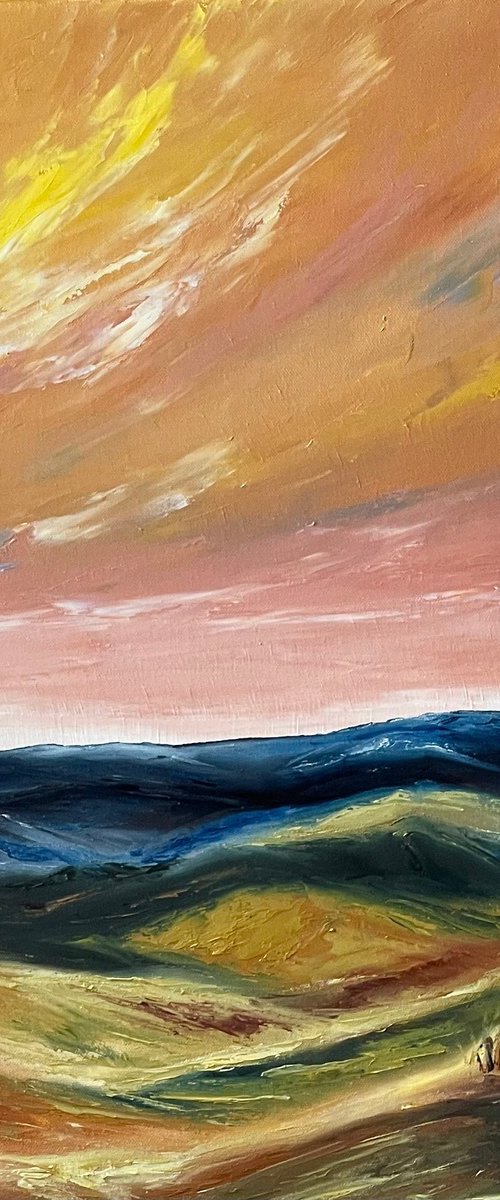 Tuscany landscape by Anastasiia Novitskaya
