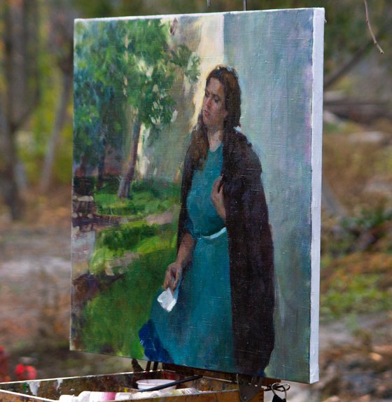 Shurochka - Original Portrait Oil Painting