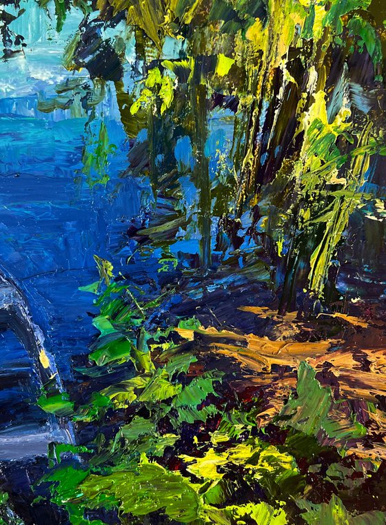 Boats on a Summer Lake