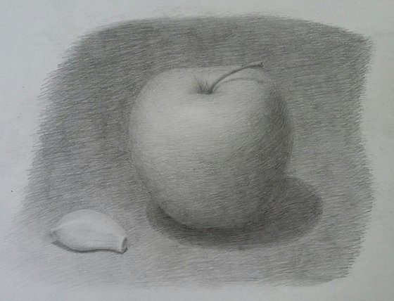 Still life # 8. Original pencil drawing.