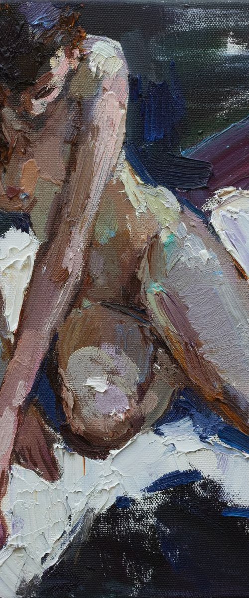 Nude girl #4 by Anastasiia Valiulina