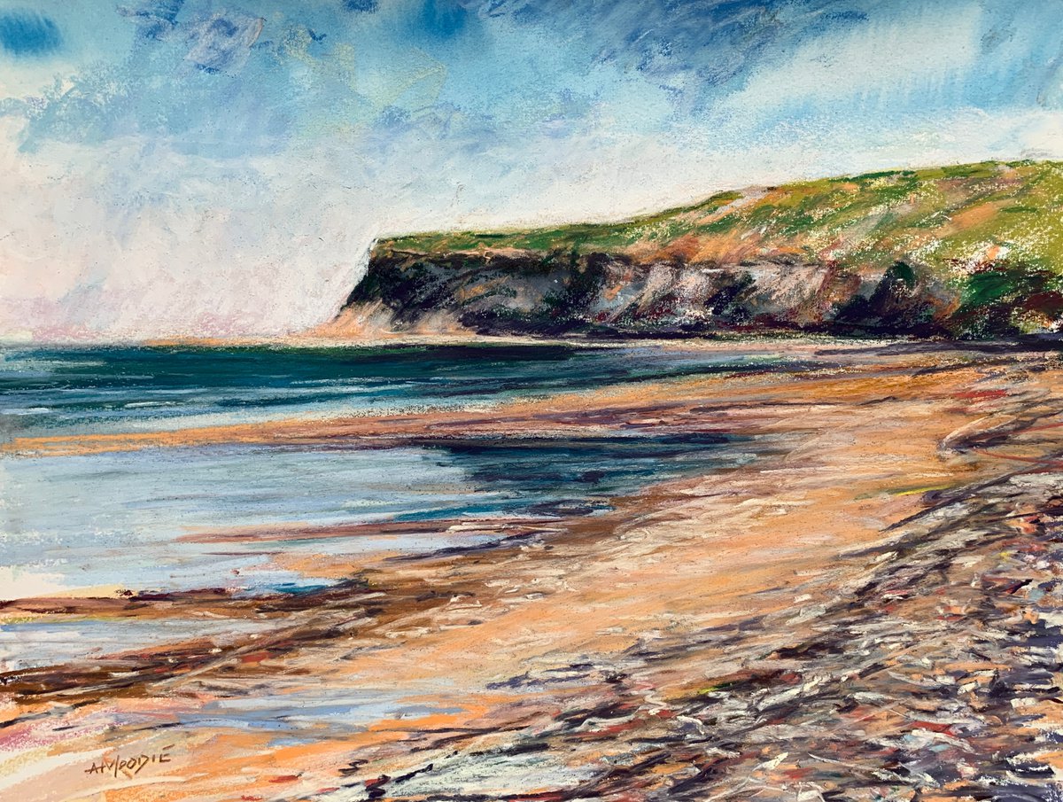 The Beach, Saltburn, Afternoon by Andrew Moodie