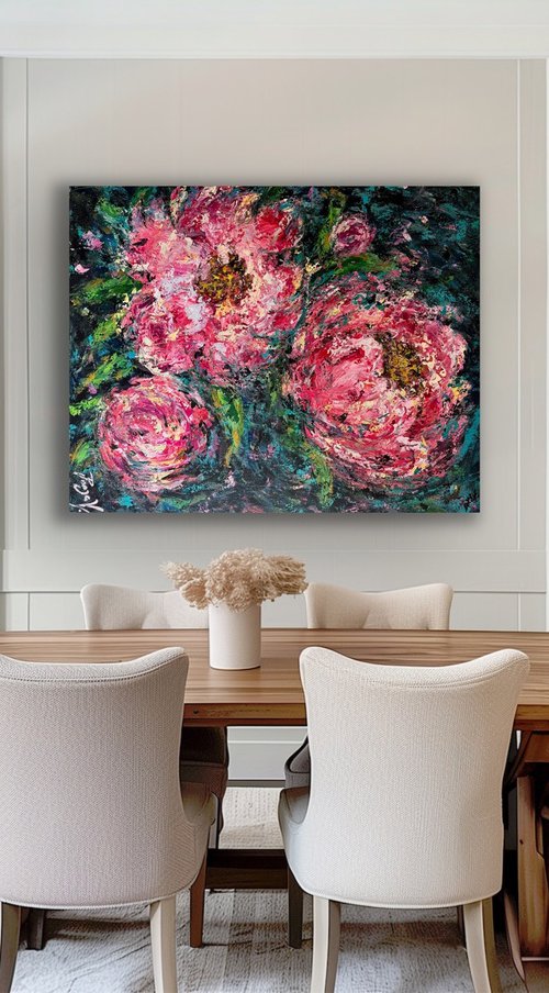 Born to Bloom Bright - Peonies by Pooja Verma