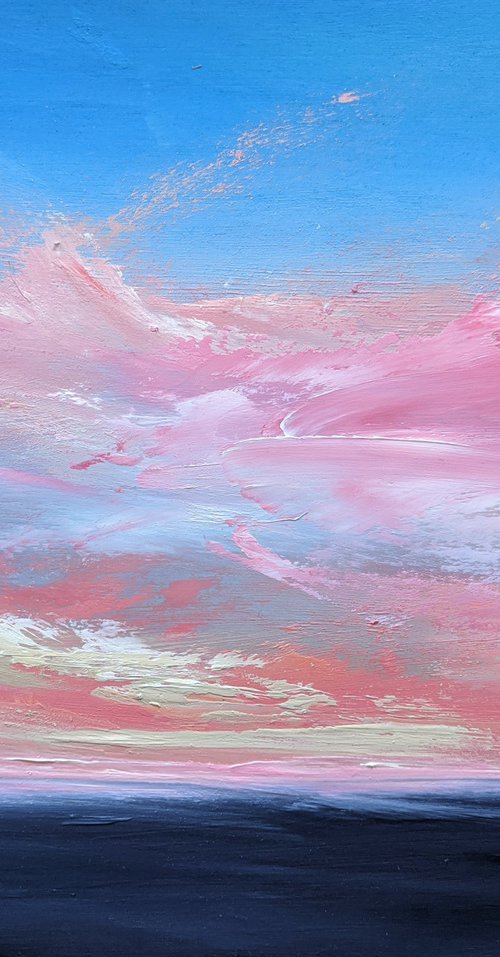 Abstract sunset #3 by Jo Earl