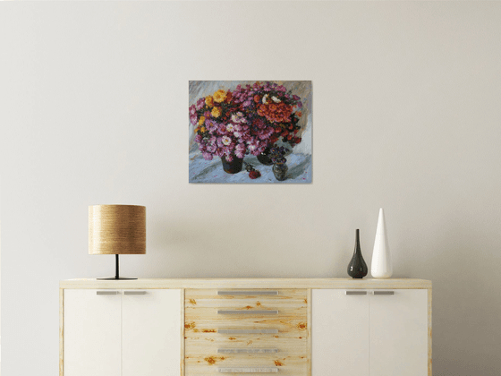 The Lush Bouquet Of Autumn Flowers