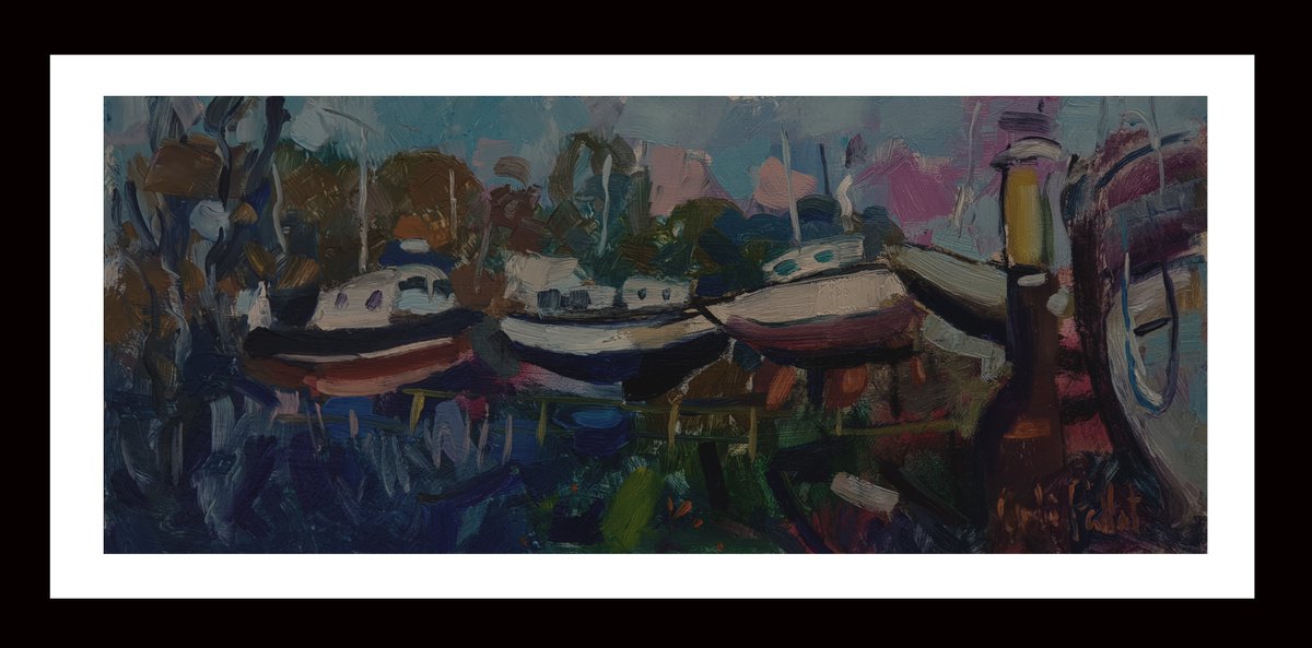 Boatyard at Birdham by Andre Pallat