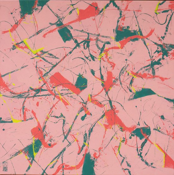 Fragments pink square