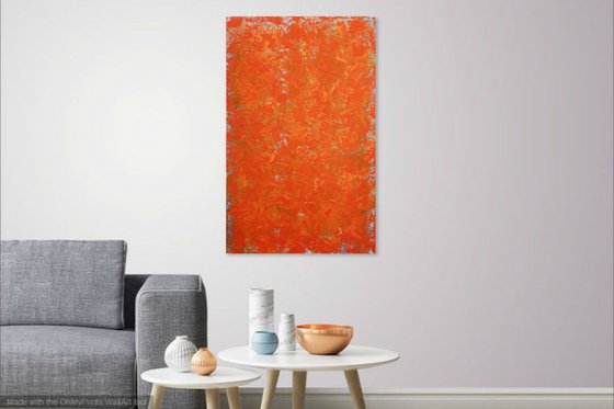 Brilliant Orange Abstract