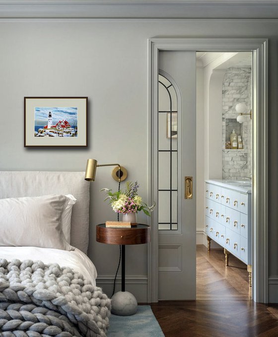 Red Roofs by the Sea