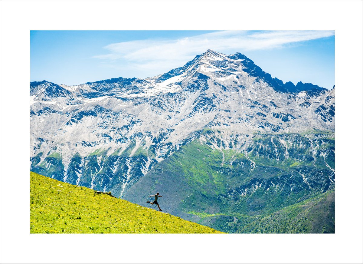 Photorealistic Landscape Photograph By Yuan Hua Jia, 33 X 24", Running, Original Artwork