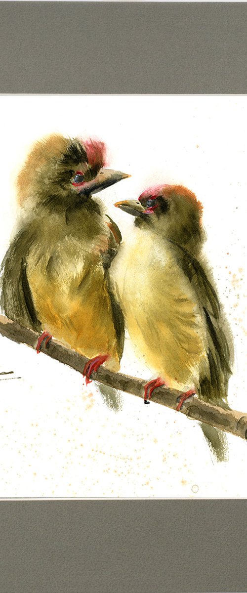 Pair of birds by Olga Tchefranov (Shefranov)