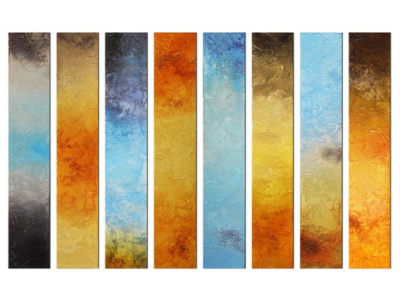Pillars of colors - Between the desert and the sky II