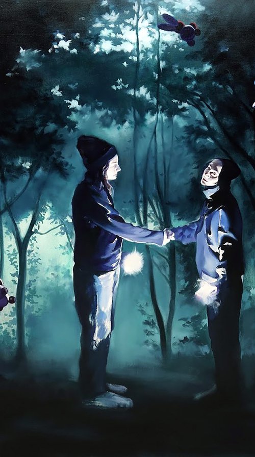 Meeting in the Forest with a Curator by Igor Konovalov