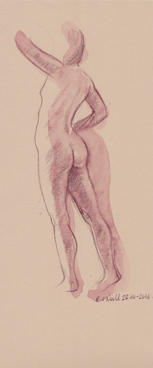 Standing female nude by Rory O’Neill