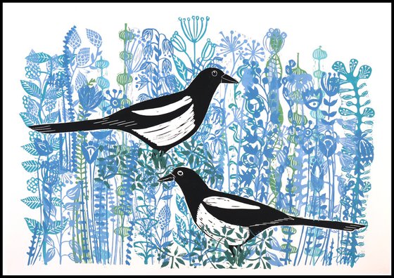 Magpies Two for Joy