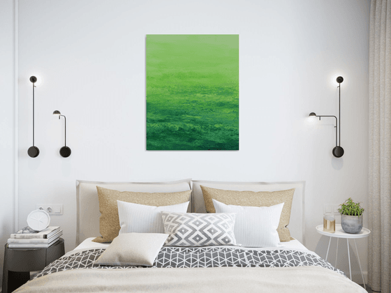 Verdant Green - Modern Green Field Abstract