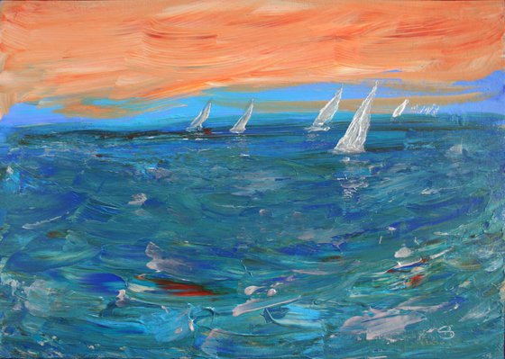 Regatta IV / Original Painting