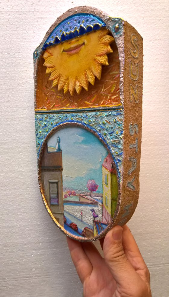 #STAYHOME 7, SUN - ( 30 x 17 cm )