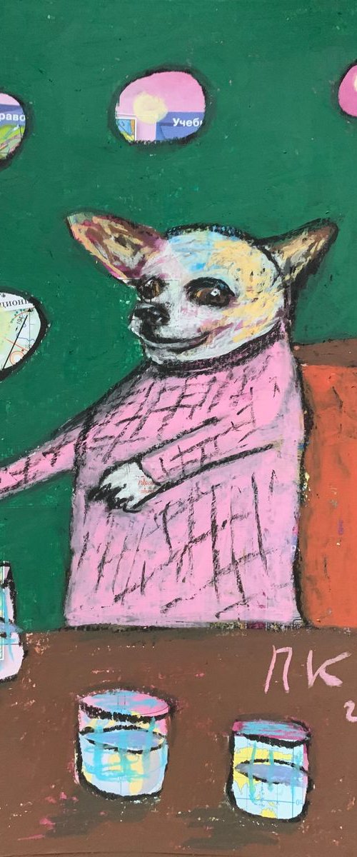 Drinking dog #48 by Pavel Kuragin