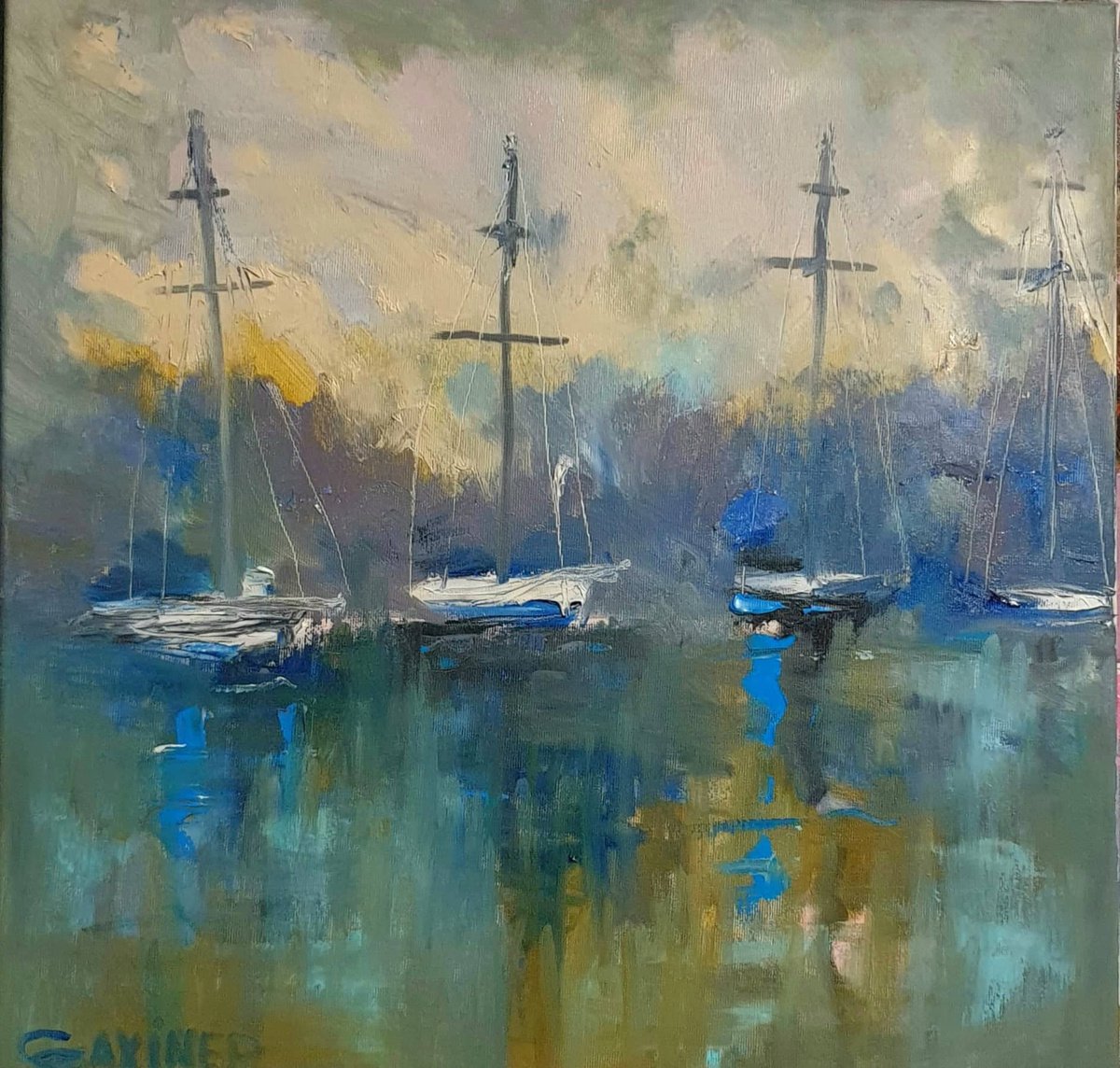 Before The Storm By Leo Baxiner, 20 X 20, Artwork For Sale On Artfinder