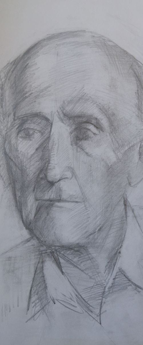 Portrait of Old Man by Ara Shahkhatuni