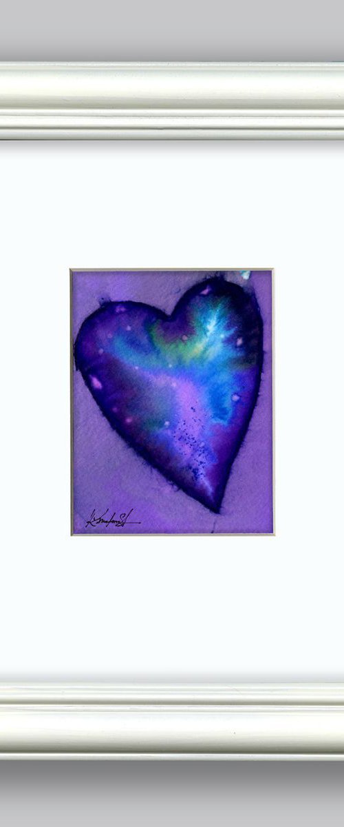 Heart Of Blues 54 - Watercolor by Kathy Morton Stanion by Kathy Morton Stanion