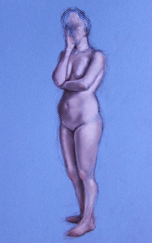 Nude Standing #2 by Jeremy Burns