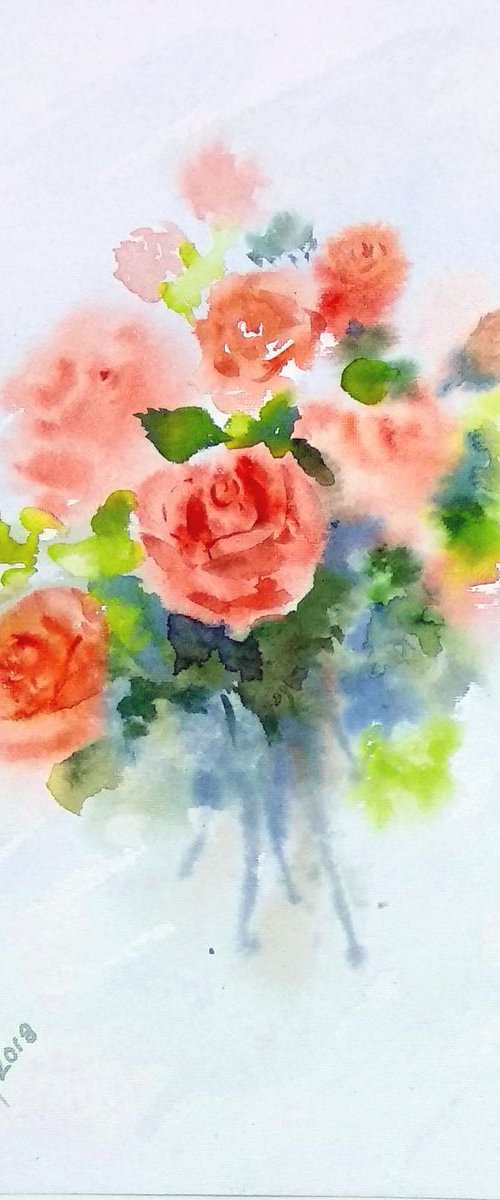 Summer Roses  for you by Asha Shenoy