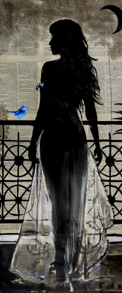 NIGHTS IN WHITE SATIN by Loui Jover
