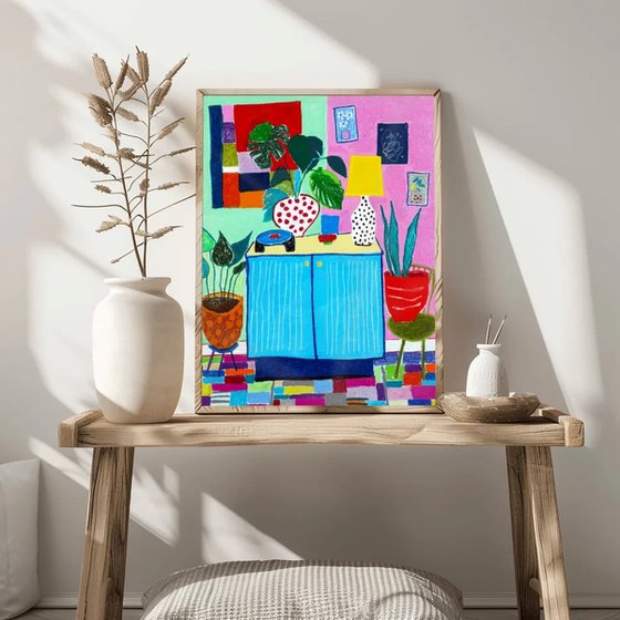 The Blue Cabinet and the Language of Patterns