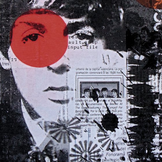 Collage_17_40x40_cm_Beatles_Pop