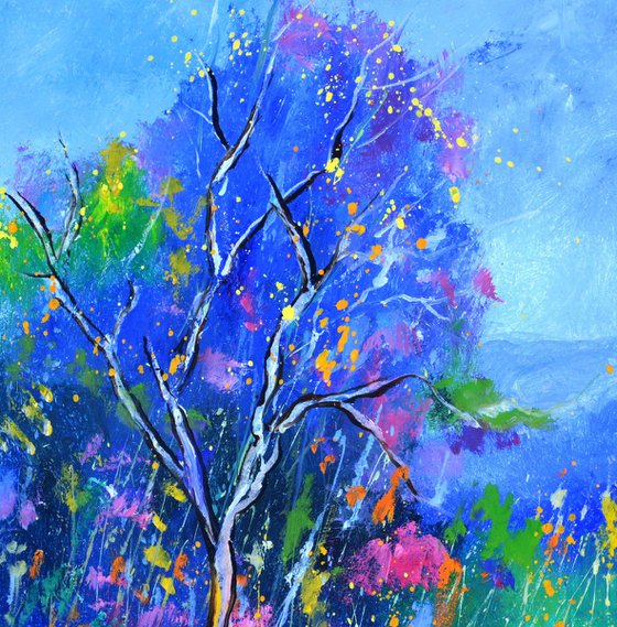Blue meadow