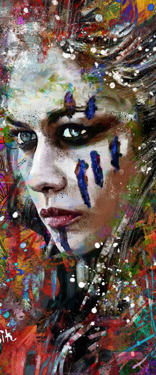 wolf worier by Yossi Kotler