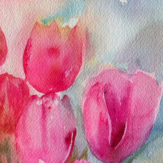 Pink Parade_Tulips