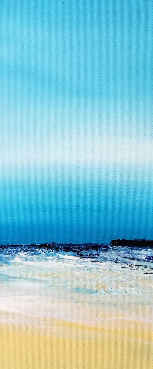 Seaside Horizon - Oil Painting, stunning, gorgeous by Mel Graham