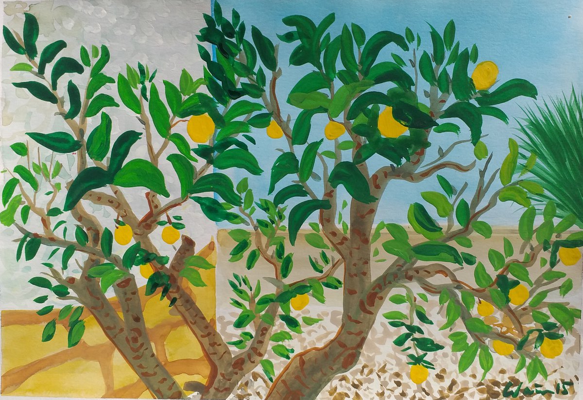 Lemon tree by Kirsty Wain