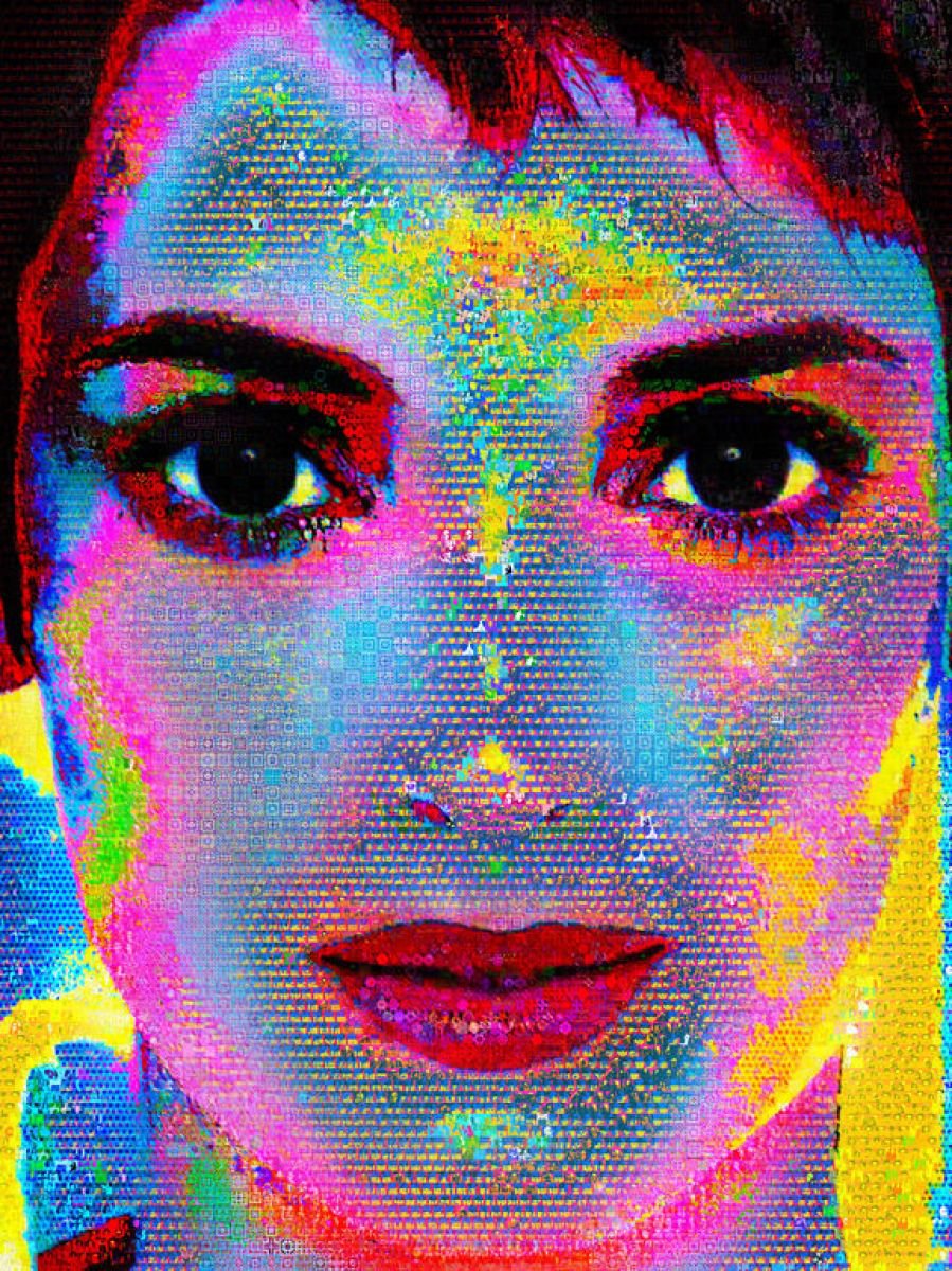 Portrait Painting By John Lijo Bluefish, 60 X 80, Winona Forever, Original Artwork